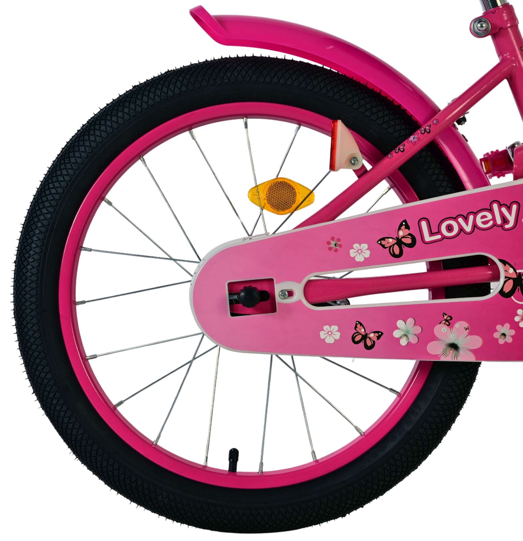Volare lovely kinderfiets - meisjes - 18 inch - roze wit