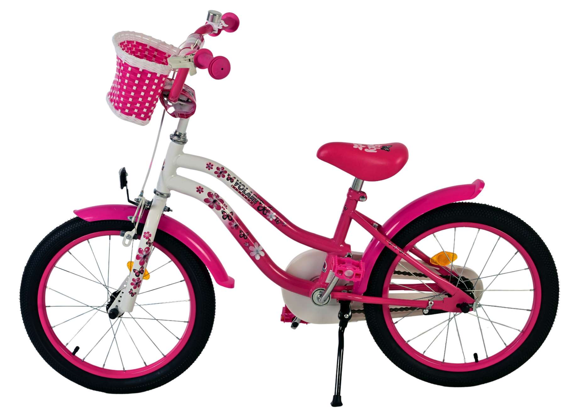 Volare lovely kinderfiets - meisjes - 18 inch - roze wit