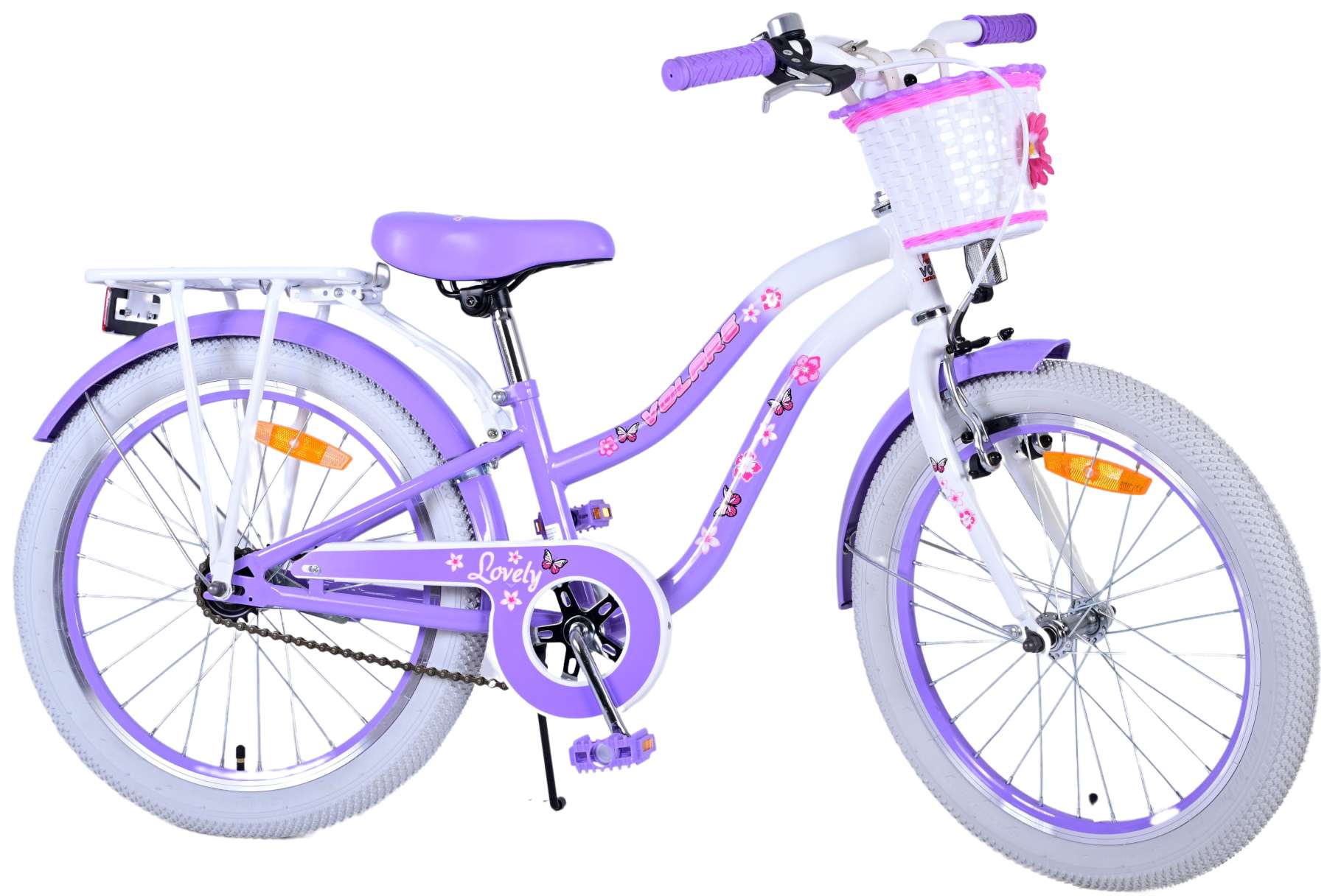 Volare mooie kinderfiets - meisjes - 20 inch - paars