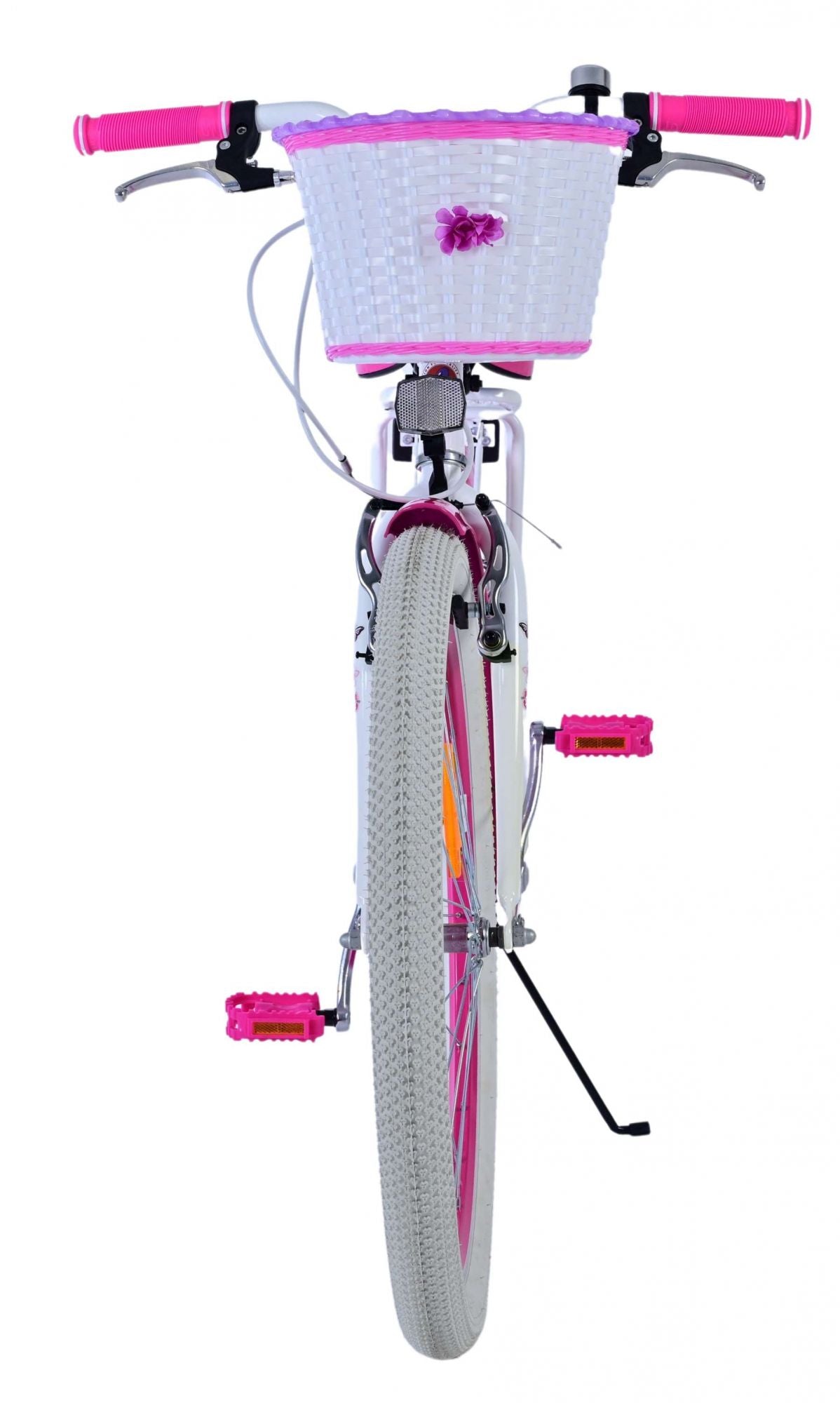 Volare mooie kinderfiets - meisjes - 24 inch - roze - twee handremmen
