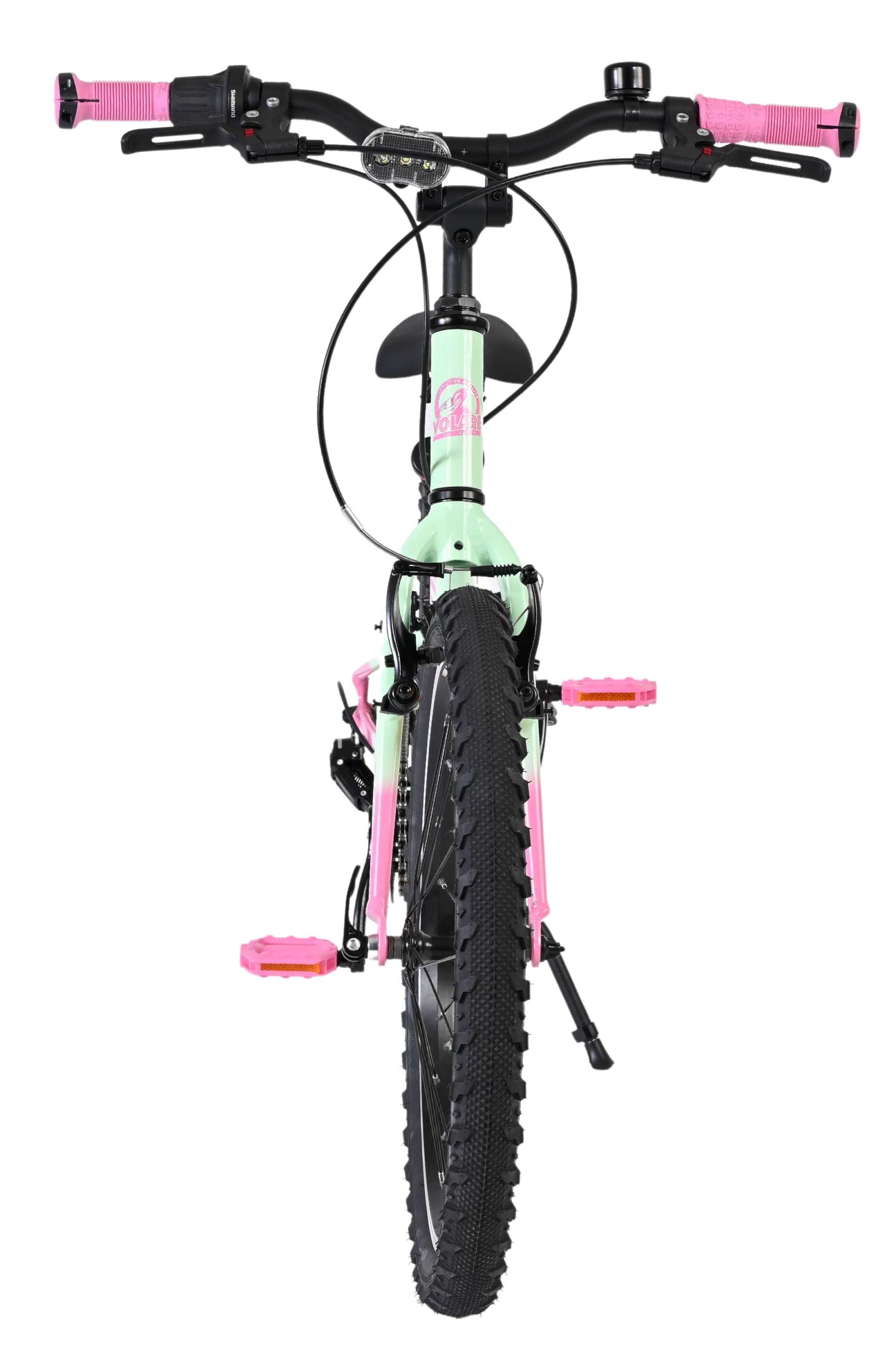 Volare milano kinderfiets - meisjes - 20 inch - mintgroen- 6-speed - twee handremmen