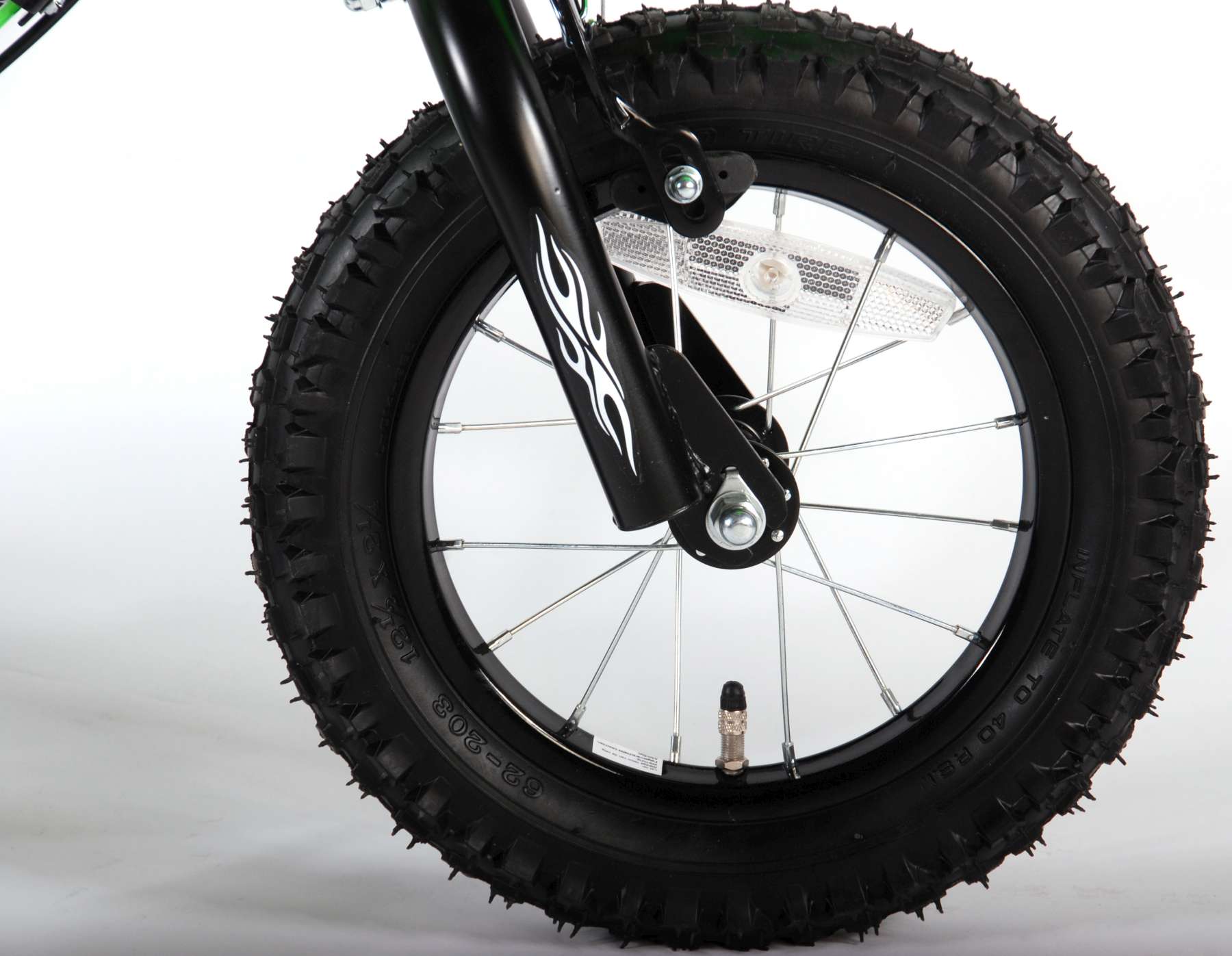 Volare Motor Kinderfiets - Jongens - 12 inch - Groen - Twee handremmen