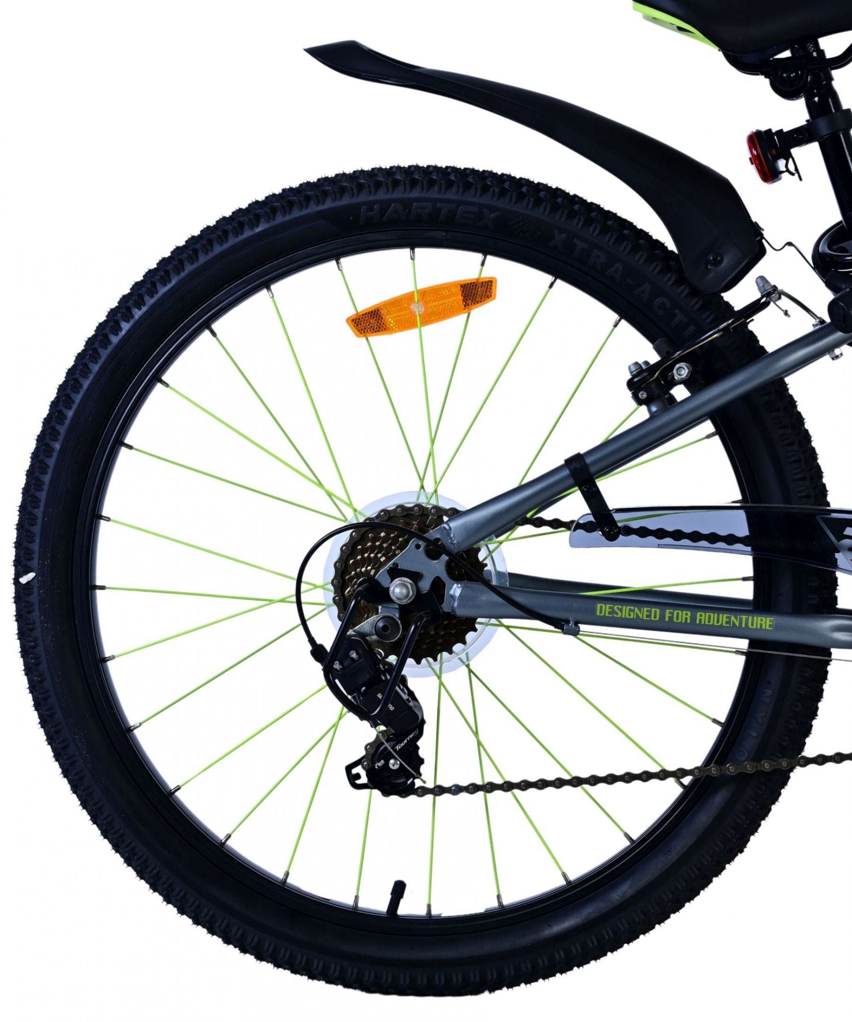 Volare rocky kinderfiets - 24 inch - groen - 7 versnellingen