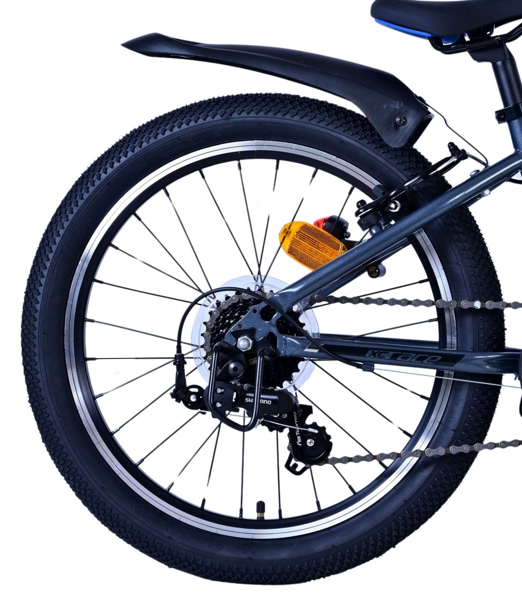 Volare xc race kinderfiets - 20 inch - 7 versnellingen - blauw grijs