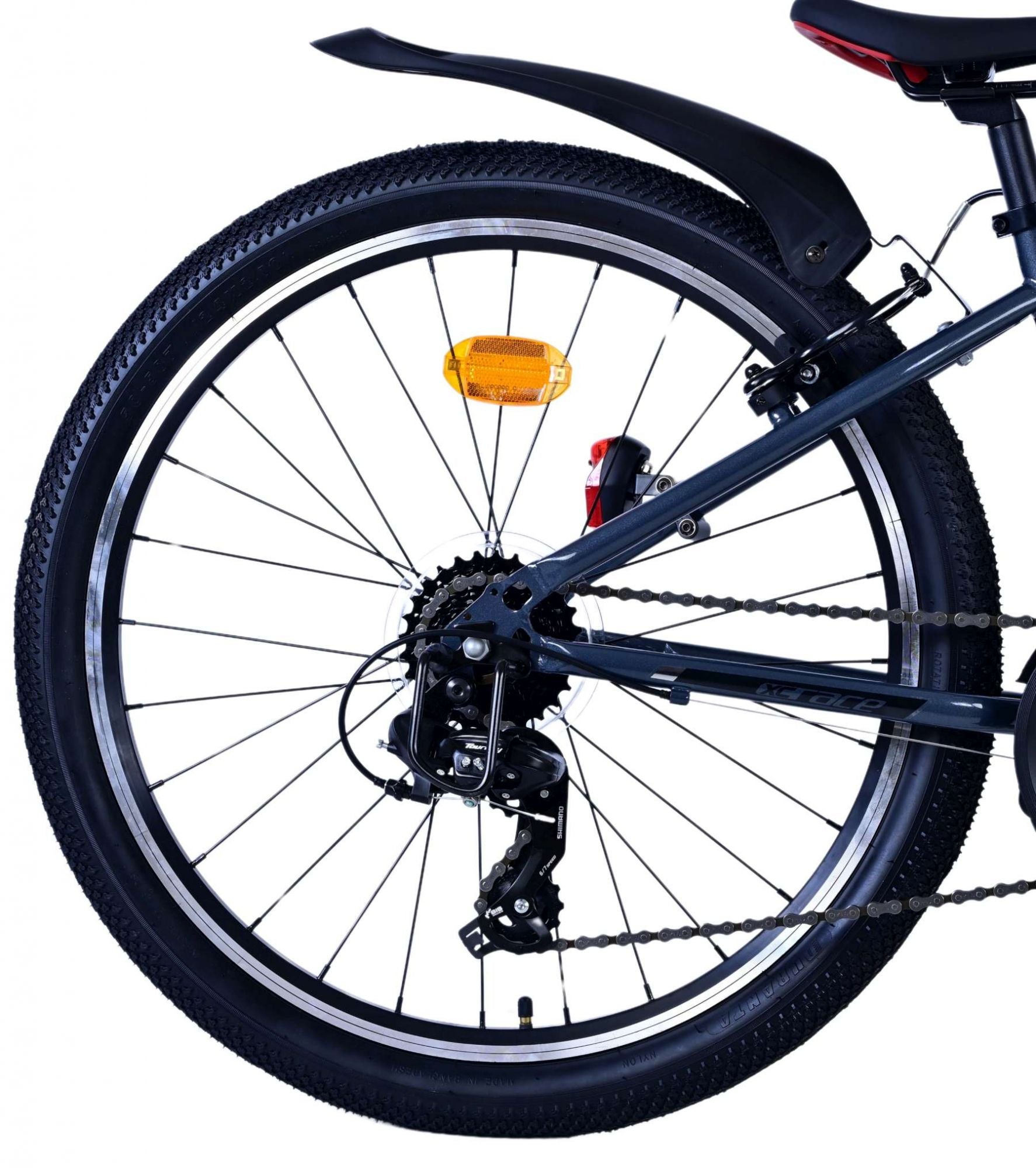 Volare xc race kinderfiets - 24 inch - 21 speed - rood grijs