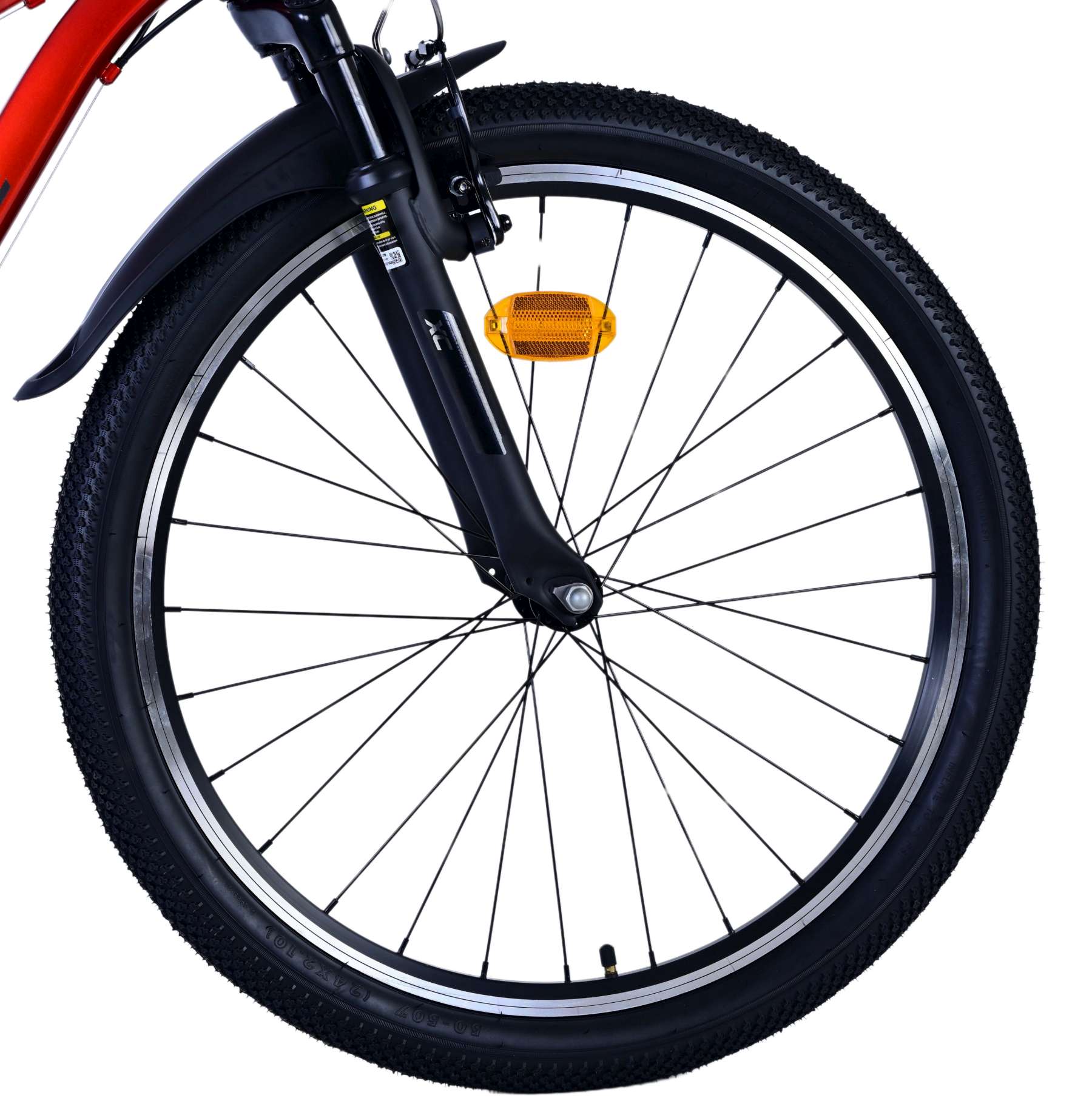 Volare xc race kinderfiets - 24 inch - 21 versnellingen - rood grijs