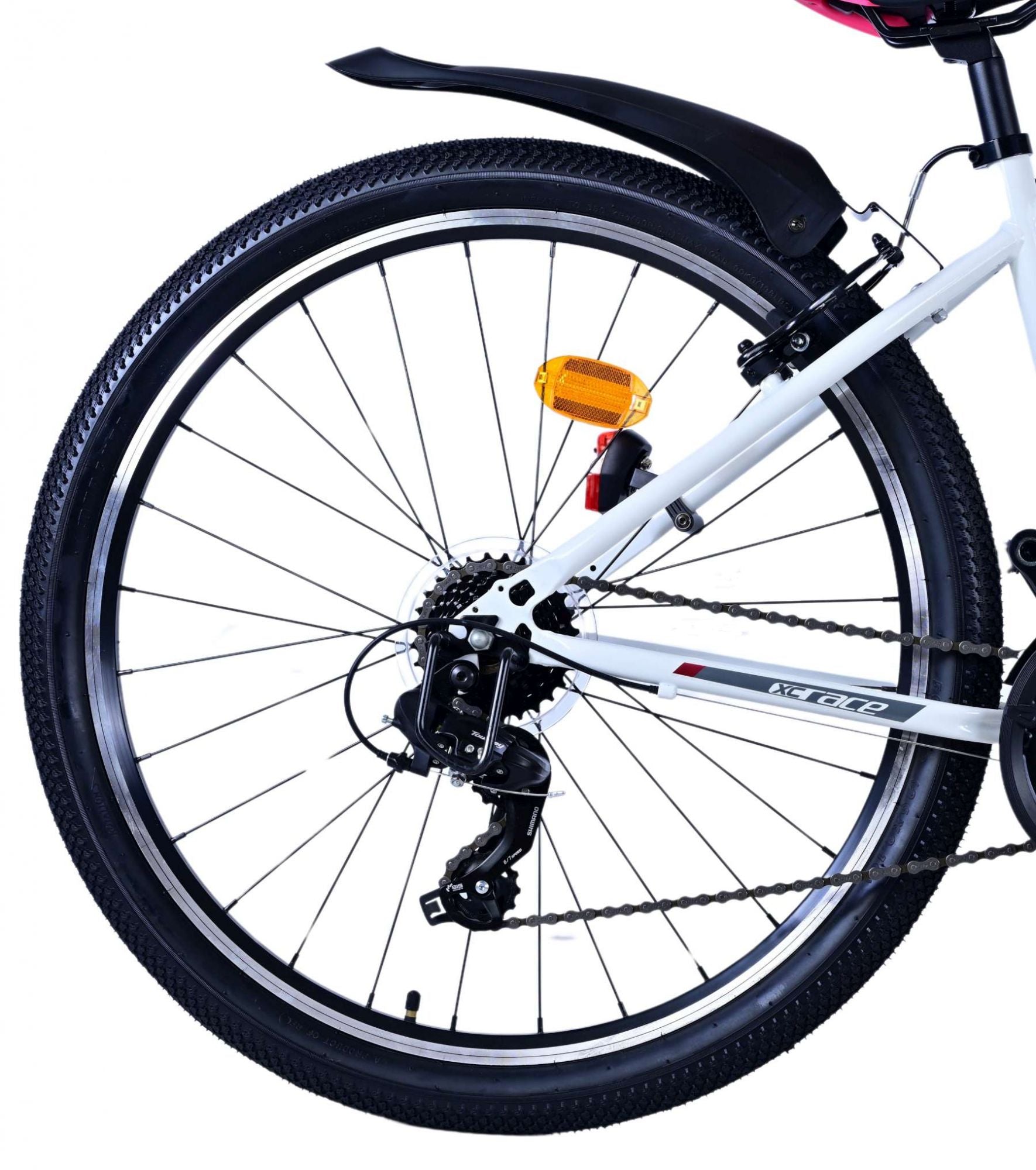 Volare xc race kinderfiets - 26 inch - 21 speed - wit roze