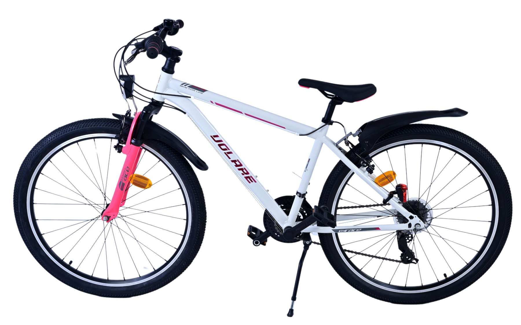 Volare xc race kinderfiets - 26 inch - 21 versnellingen - wit roze