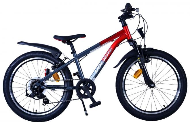 Volare xc race kinderfiets - 20 inch - 7 speed - rood grijs