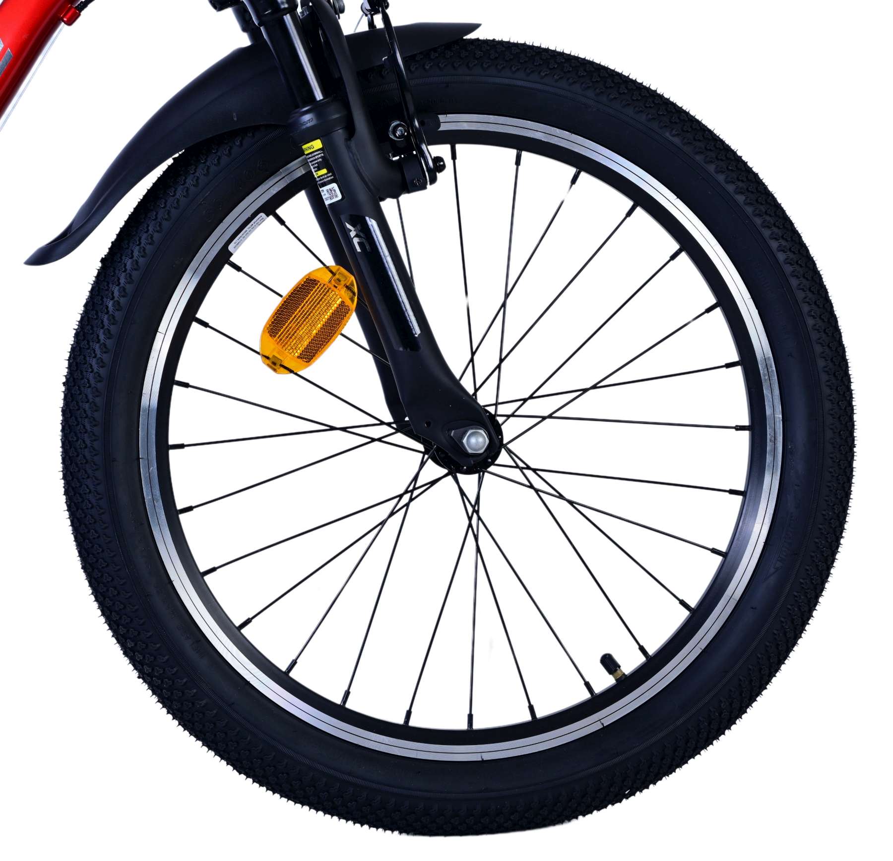 Volare xc race kinderfiets - 20 inch - 7 versnellingen - rood grijs