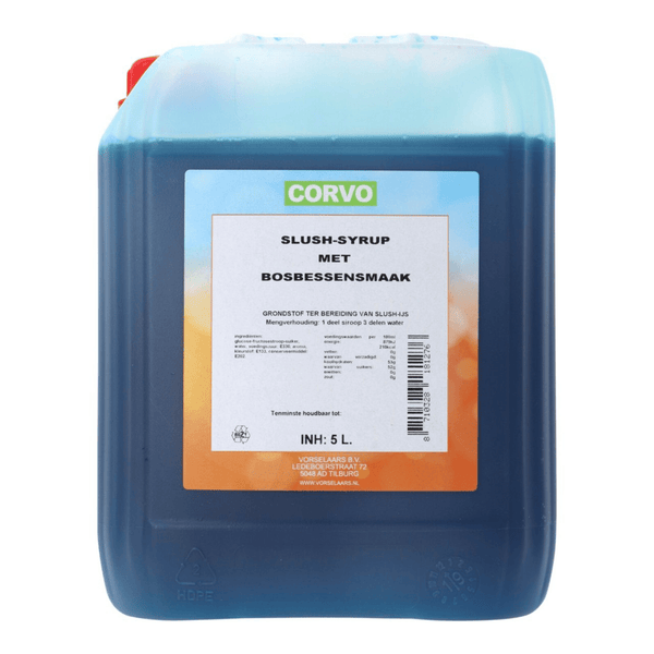 Corvo slush siroop bosbessen (5 liter)