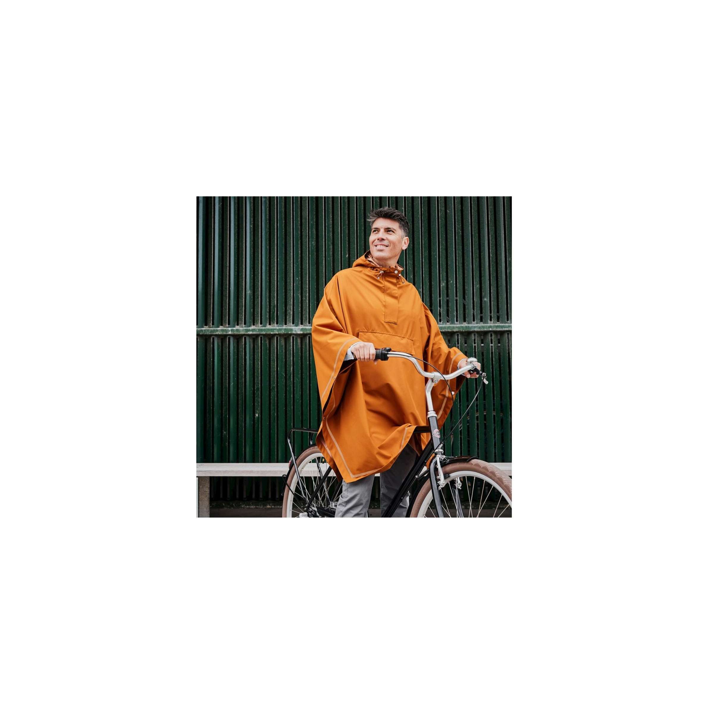 Weathergoods Zweden poncho imbris koper sm
