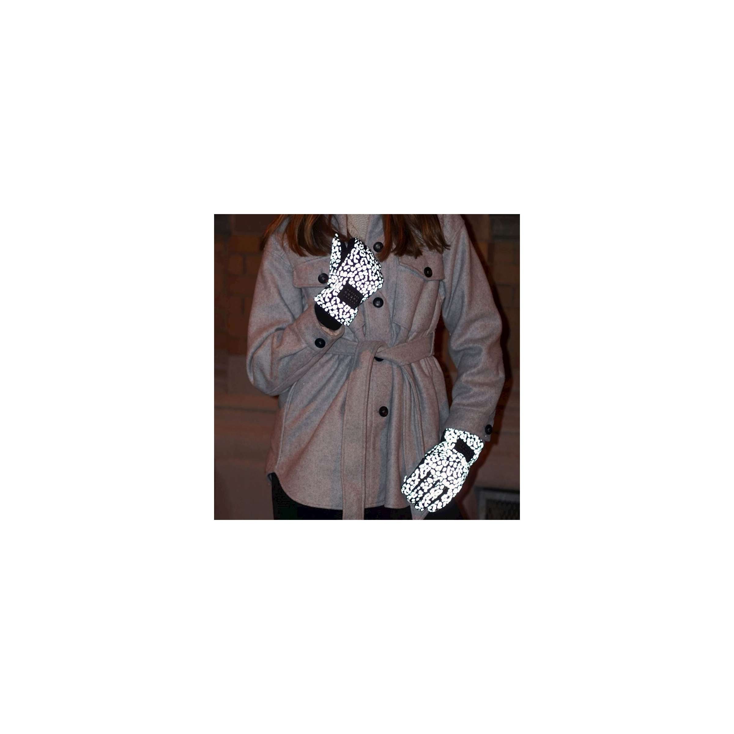 Weathergoods Zweden refl. handschoenen luna luipaard l