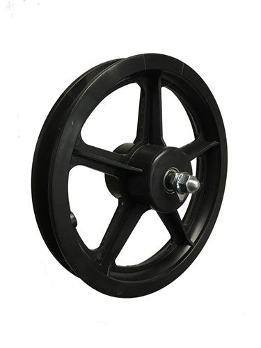 Wiel 12.1 2x2.1 4 pvc zwart