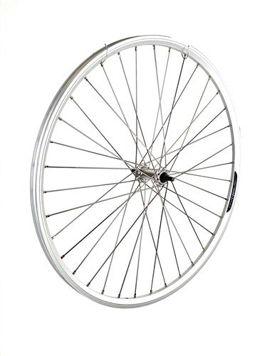 Rodi voorwiel 28 inch 622 zilver dynamisch dak RVS spaak