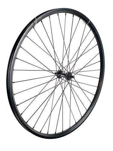 Voorwiel 28 inch 622 zwart zwarte spaak (vracht)