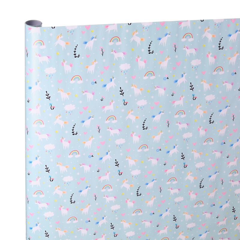 Unicorn magic 3m cadeaupapier rol