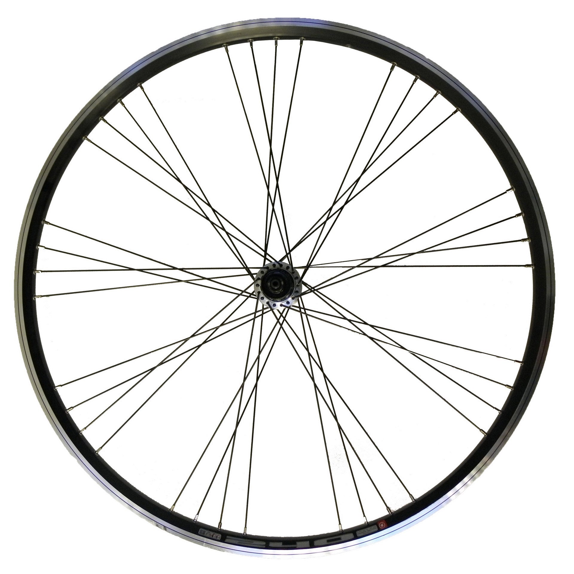 Velox achterwiel 28 cass shim 9 10v m240 9x4 RVS spaak zwart