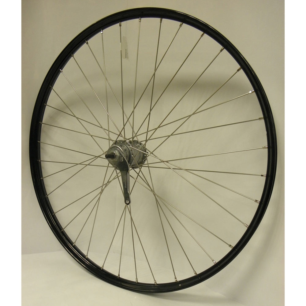 Achterwiel 28-15 8-13 8 Nexus 3V RN RVS spk zwart velg