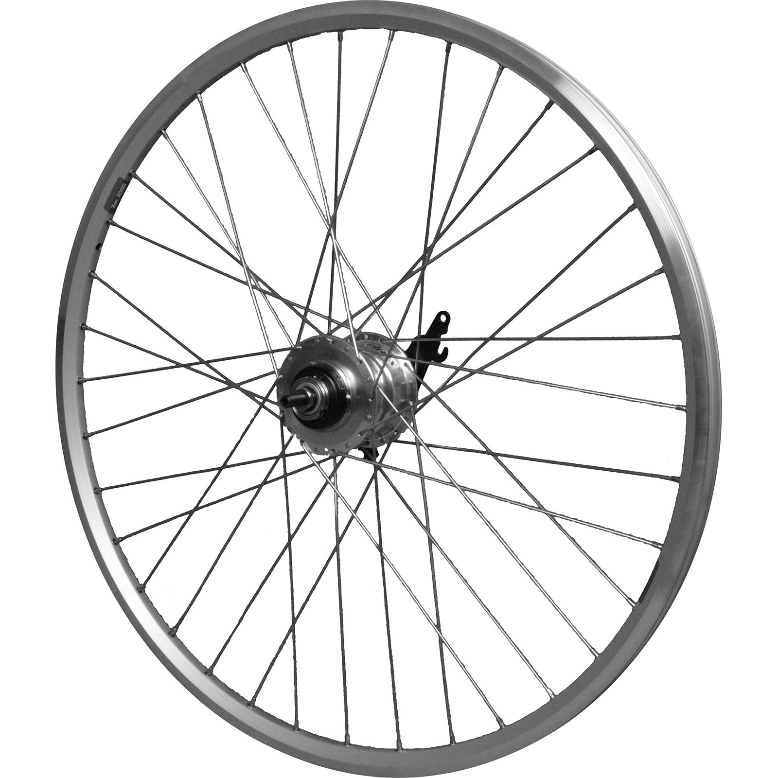Roue arrière 28 tambour 3V X-RD3 moyeu 70mm alu ZAC2000
