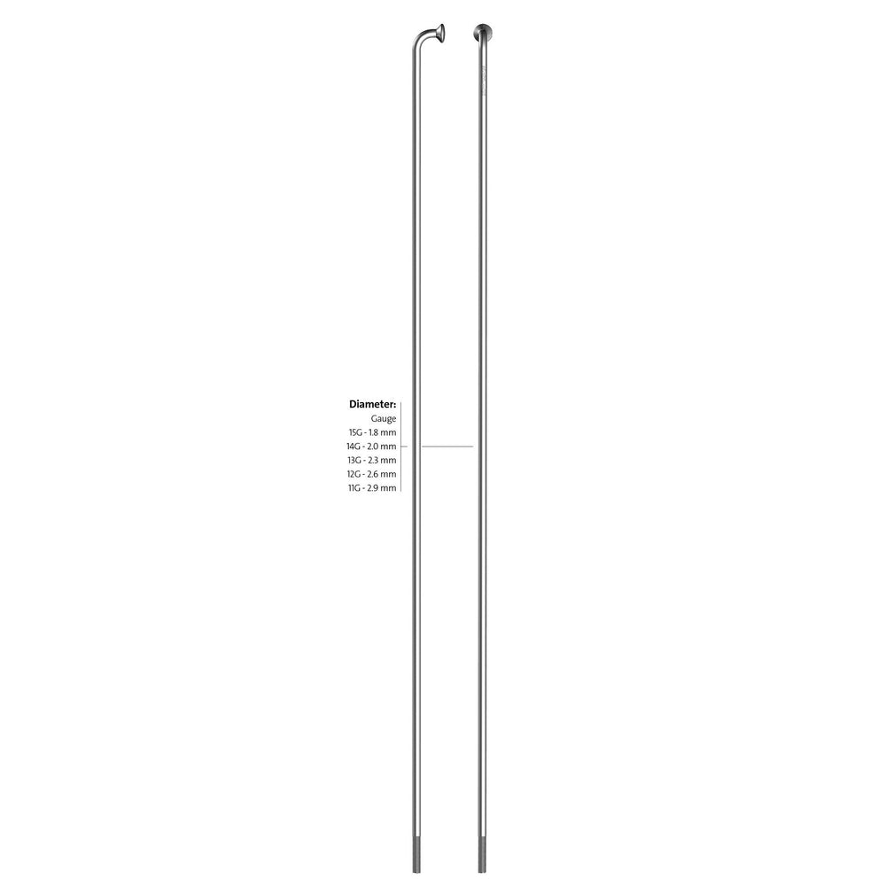 Roland sapim spaak 14-138 leader RVS zonder nippel (100st)