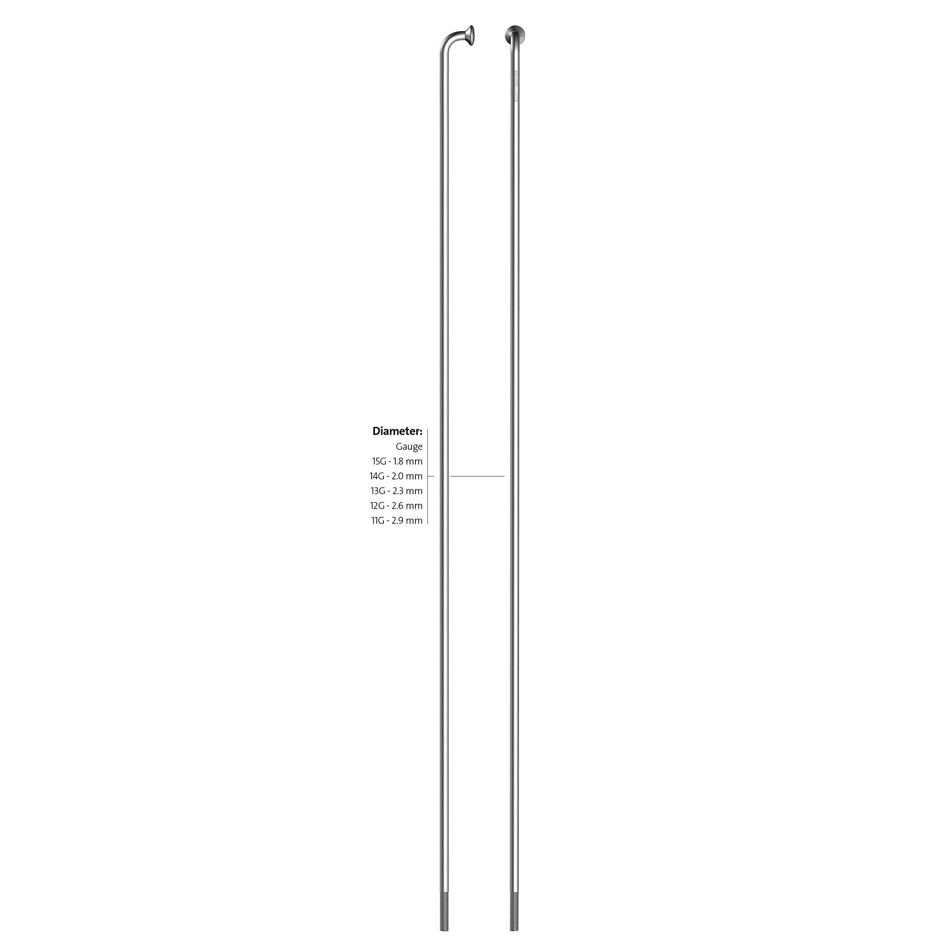 Roland sapim spaak 13-226 leader RVS zonder nippel (100st)