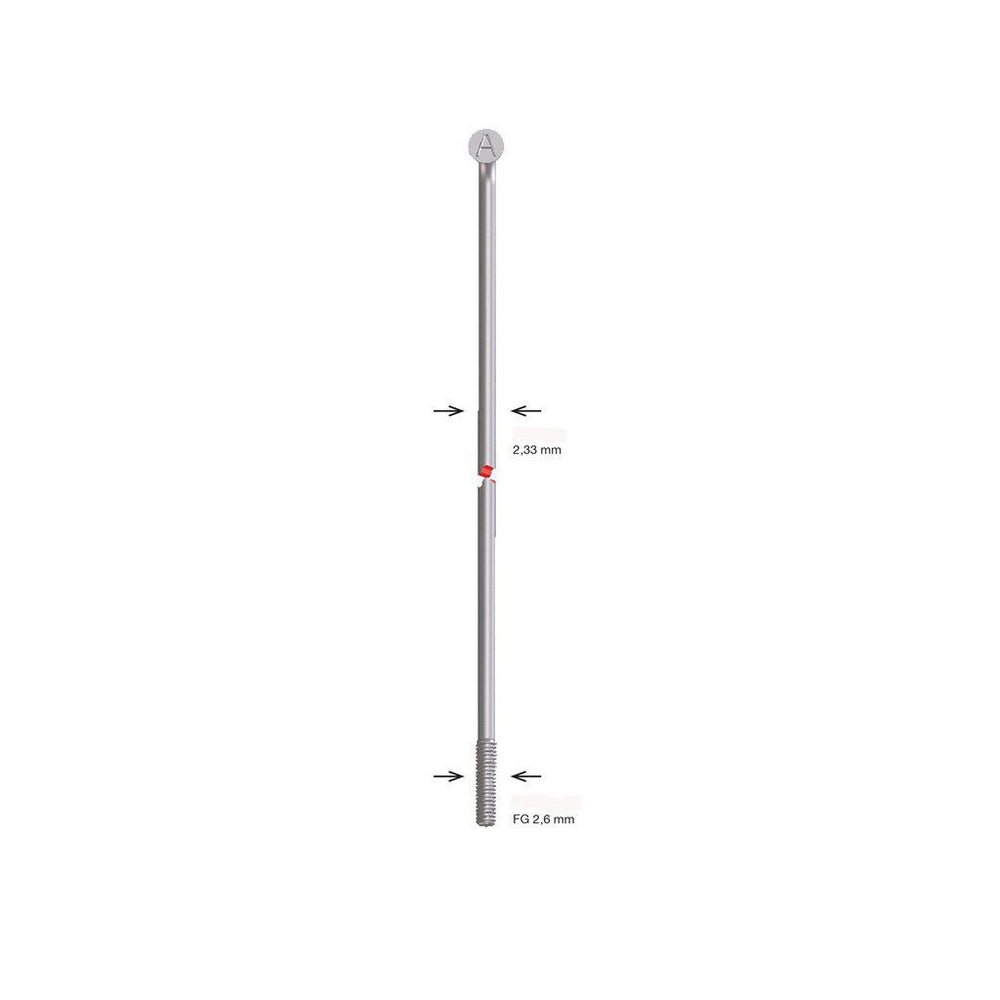 Rayons 250-13 Alpina ø2.33mm FG 2.6 - zinc (144 pièces)