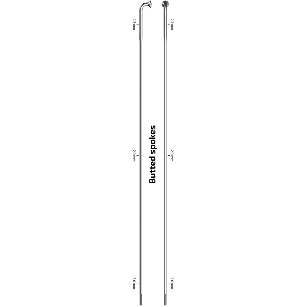 Sapim spaak 14-270 x-strong rvs zonder nippel (100st)