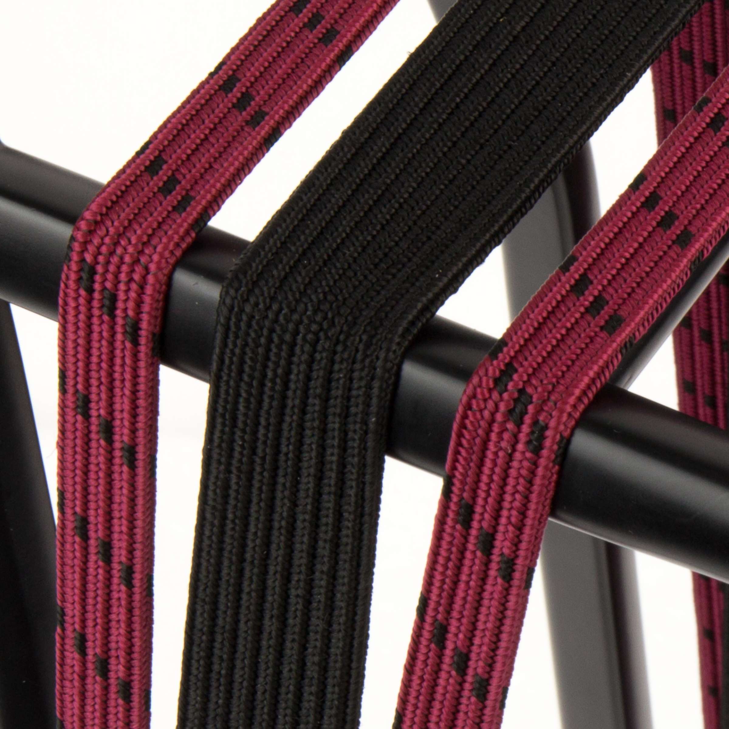 Qibbel widek triobinder oog met haak 24+2x12mm zwart bordeaux