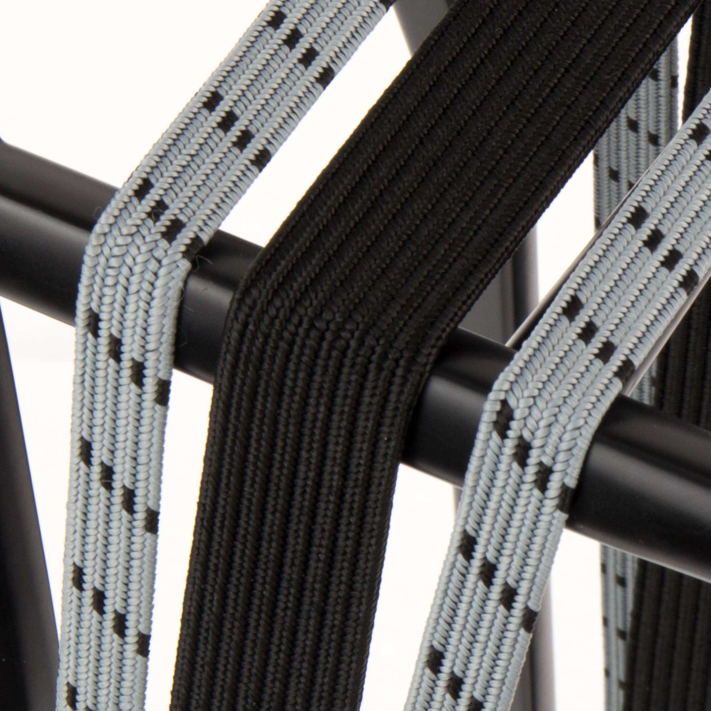 Qibbel widek triobinder oog met haak 24+2x12mm zwart steengrijs