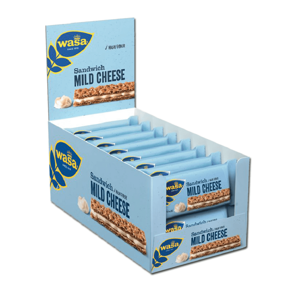Wasa sandwich mild cheese (24x30gr)