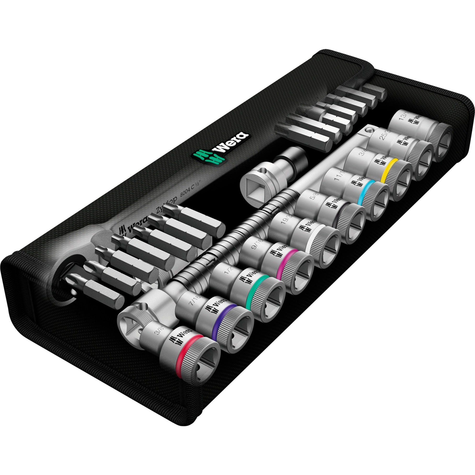 Wera 8100 SC 11 Zyklop Metalen ratelset