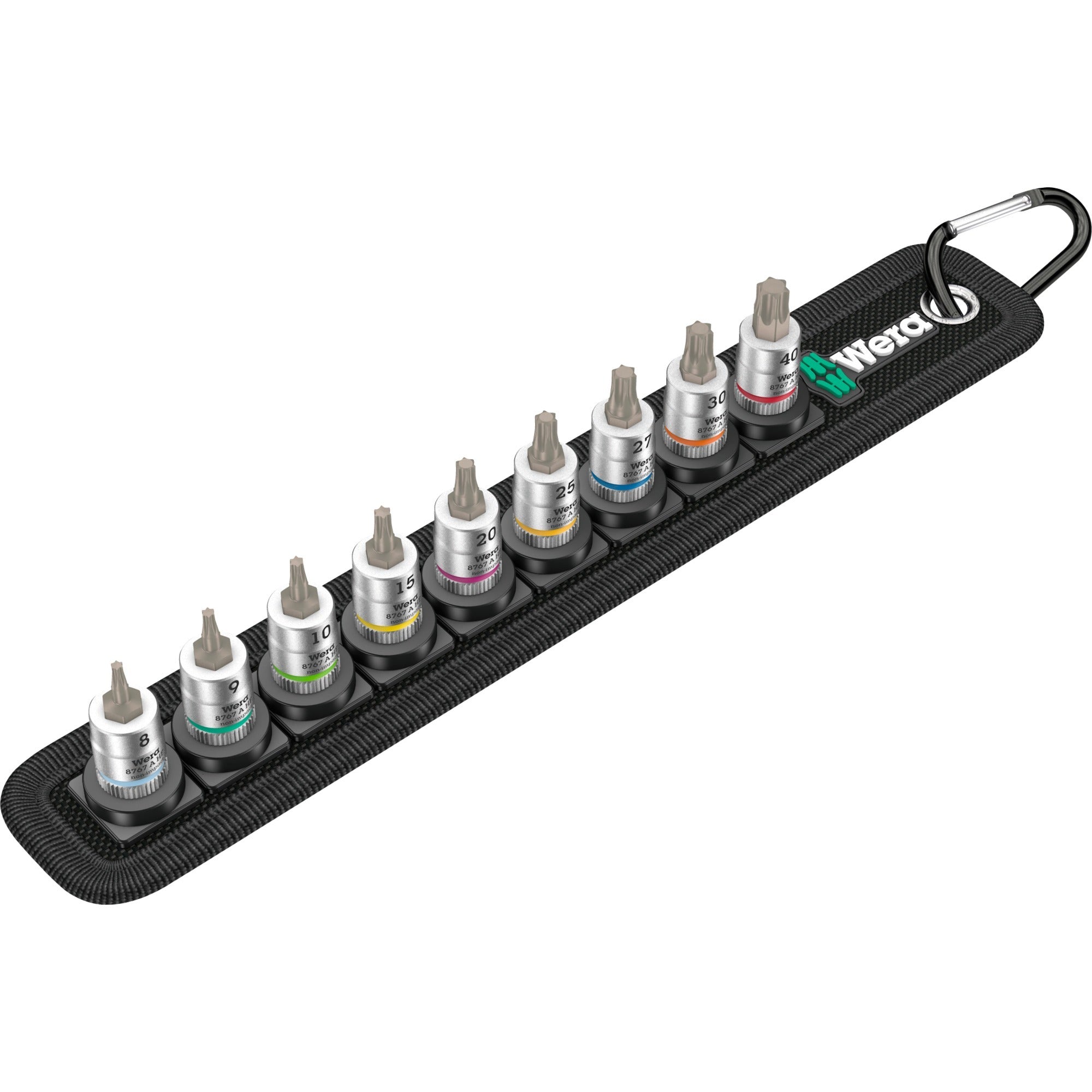 Wera Riem Bitdoppenset Torx 1 4-aandrijving | 9-delig