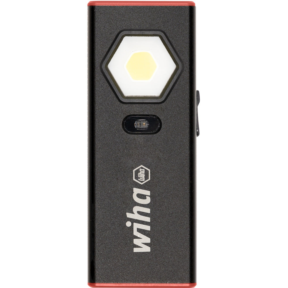 Wiha handlamp 1.200 lm zaklamp (zwart rood, 80-1200lm)