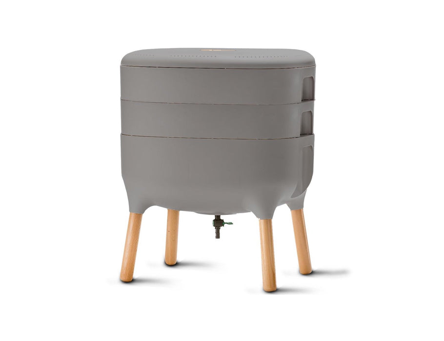 Plastia worm composter - grey