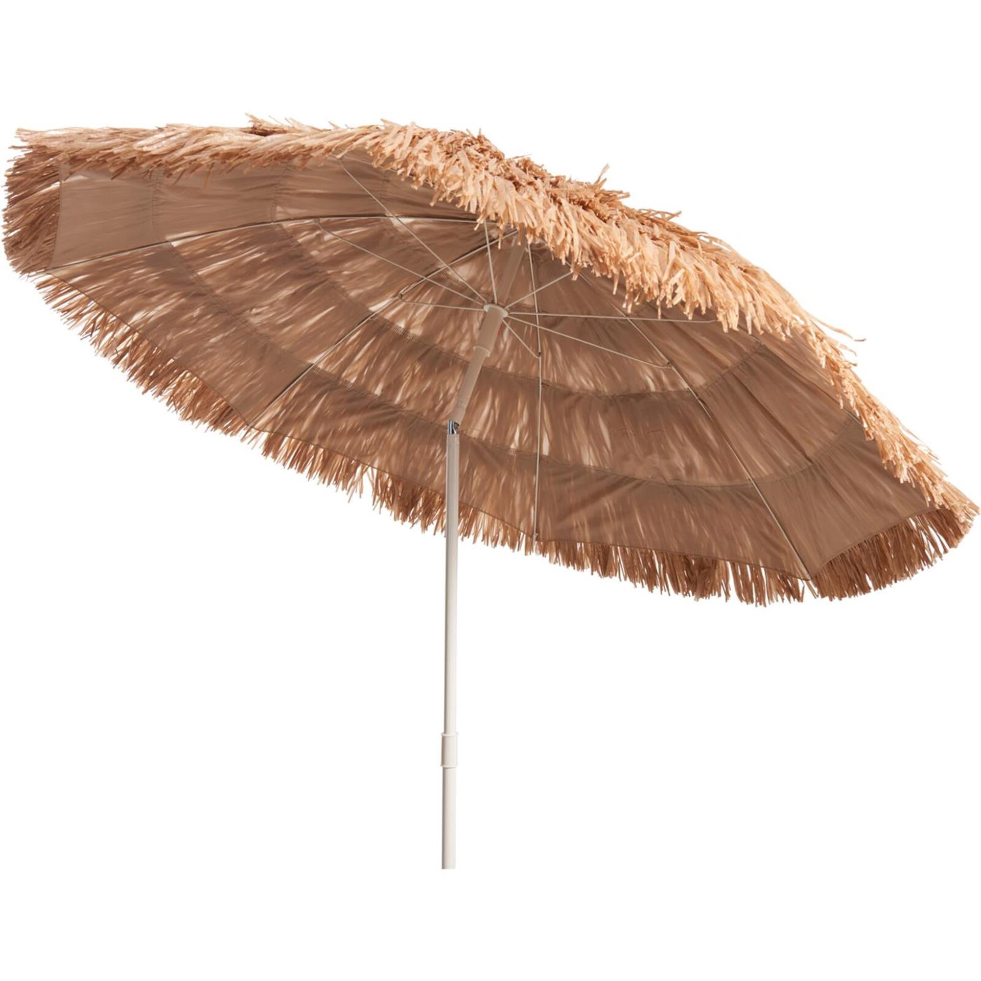 Pro beach parasol bruin raffia ã¸180cm