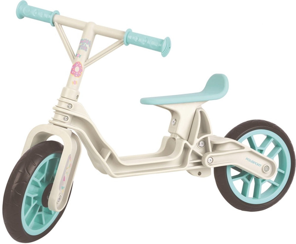 Polisport Loopfiets creme Loopfiets mint afwerking