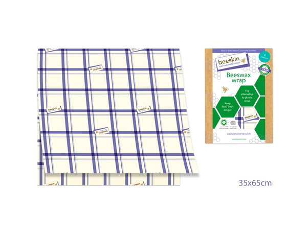 Beeskin beeswax wrap extra large - 35x65 - kitchen print