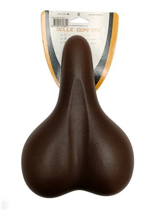 Selle comfort saddle sporty brown gel