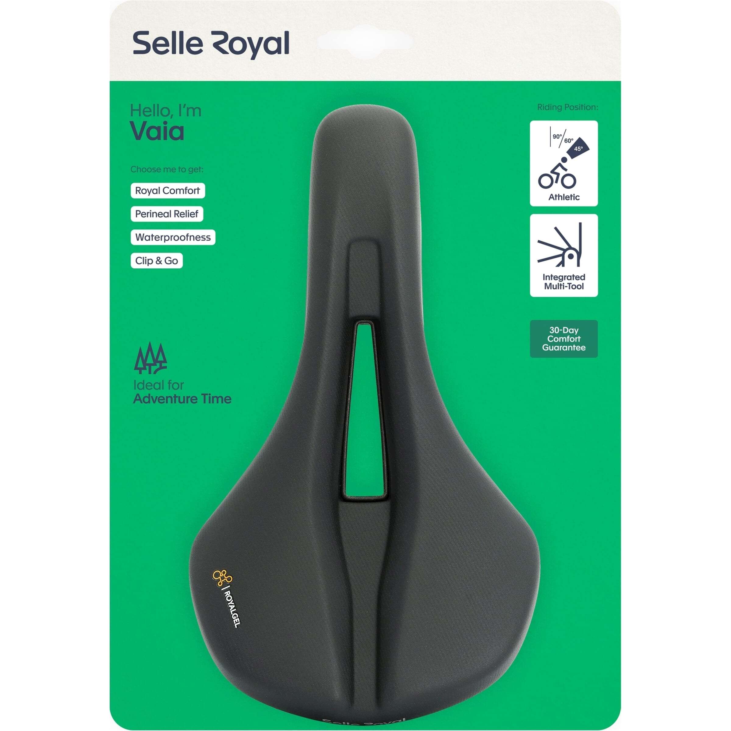 Selle royal zadel vaia atletisch met multitool