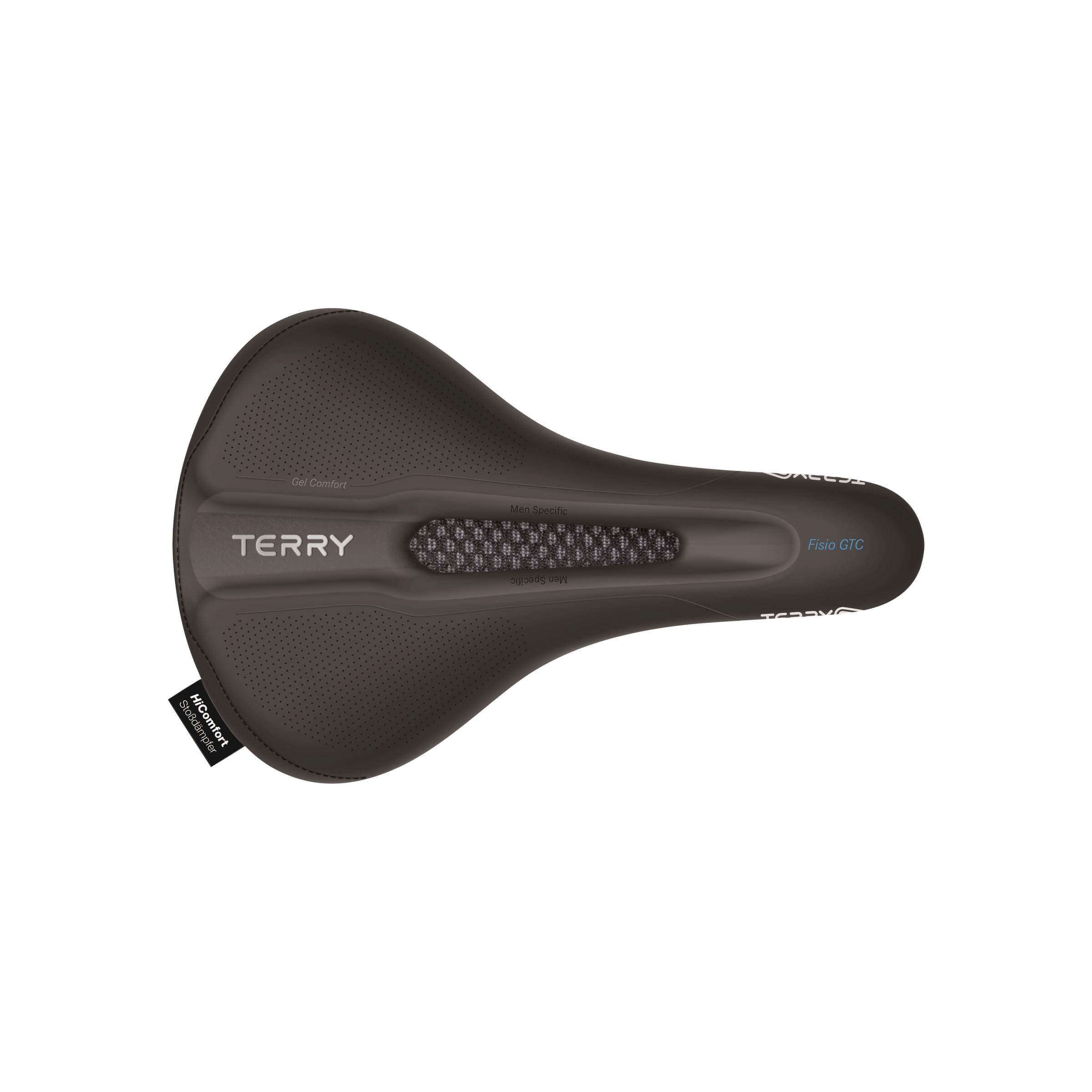 Terry zadel Fisio GTC gel heren zwart