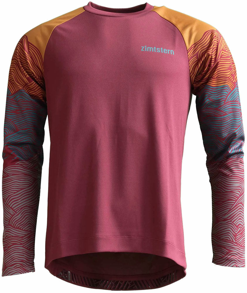 Zimtstern braapz - mtb long sleeve jersey windsor wine windsor wine | xl
