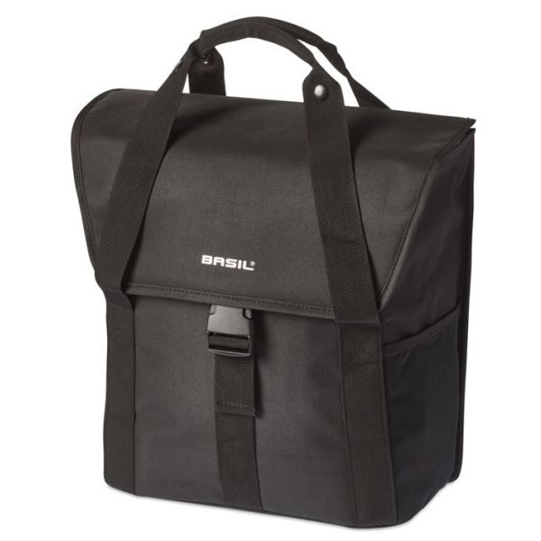 Basil tas go enkel zwart 16l