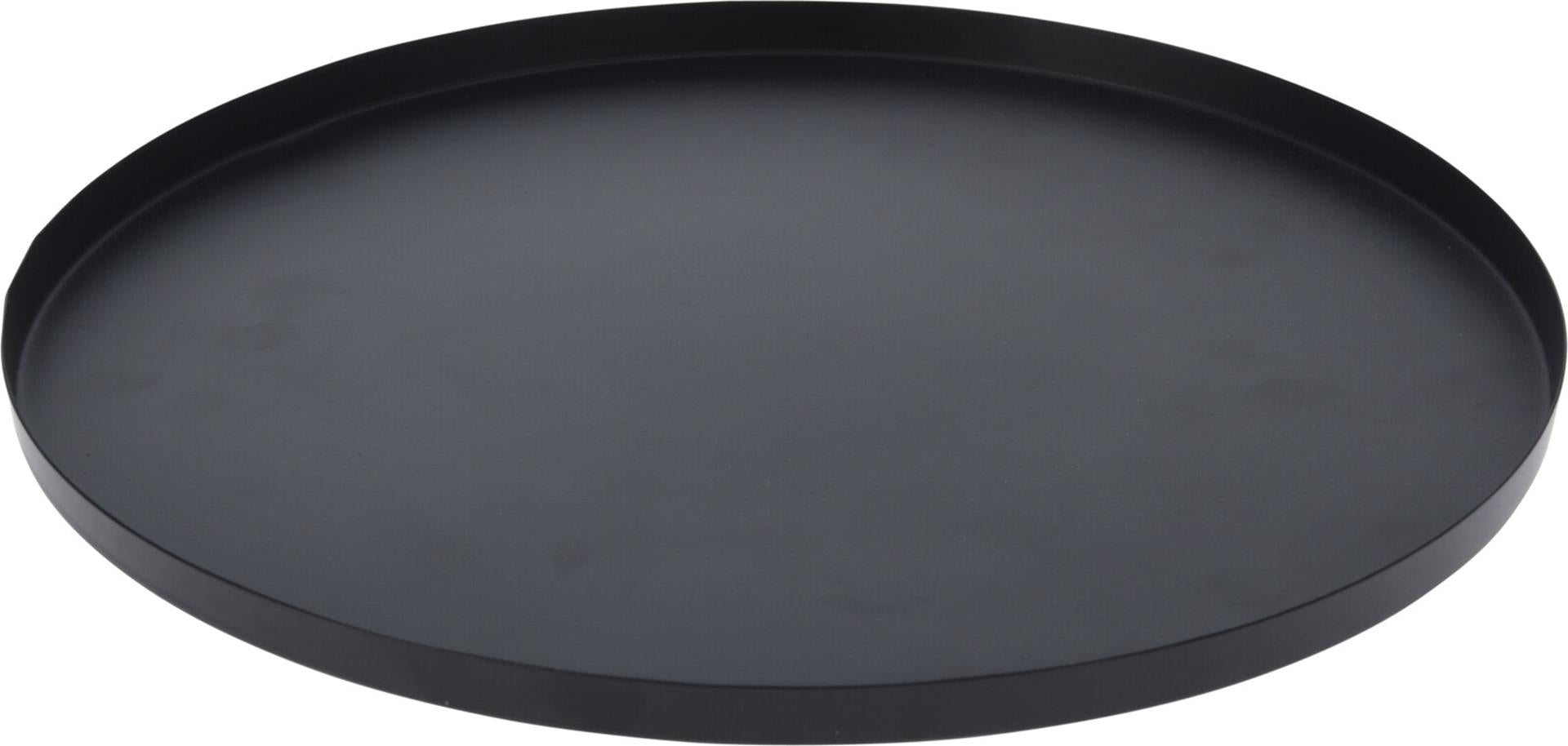 Home styling onderbord metaal dia 30cm zwart