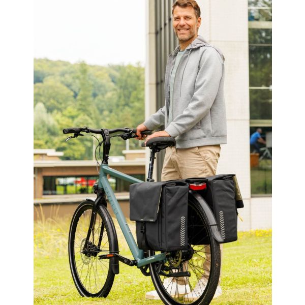 Newlooxs new looxs tulum dubbel zwart 531.445 dubbeltas 32l