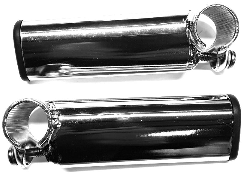 Hzb bar-ends kalloy chroom zilver 110 mm 1504060