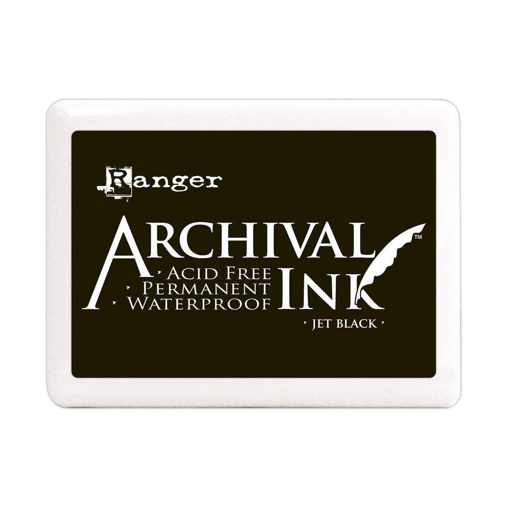 Ranger ink ranger • archival jumbo ink pad jet black