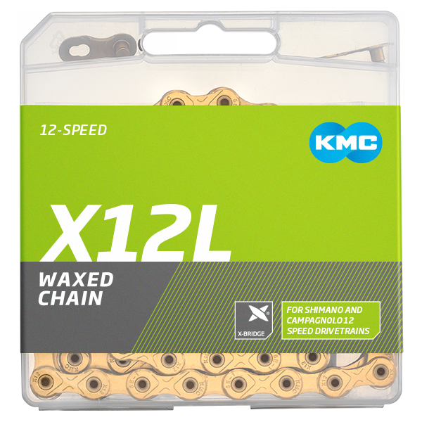 Kmc x12l tin gold chain 12 compartments 126gl wax