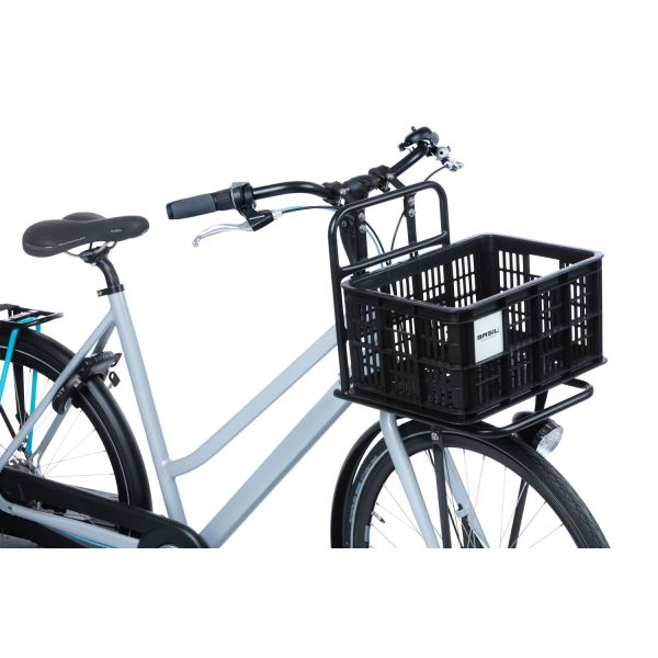 Basil fietskrat S - klein - 17,5 liter - zwart