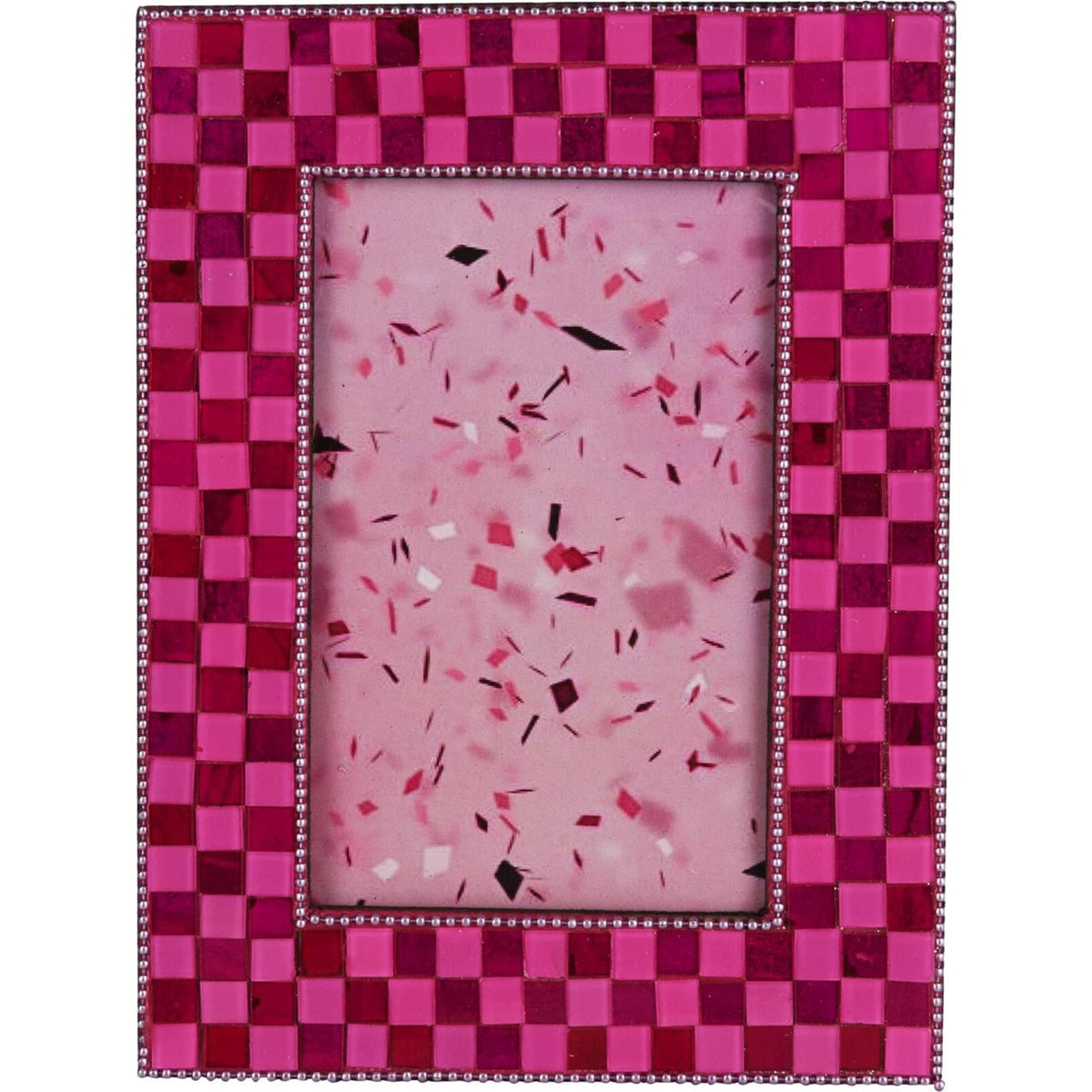Home styling fotolijst 20x15cm met spiegelmozaiã«k roze